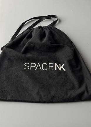 Чорний тканинний подарунковий мішечок для зберігання space nk