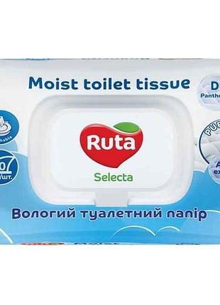 Туалетная бумага влажная 80шт selecta тм ruta