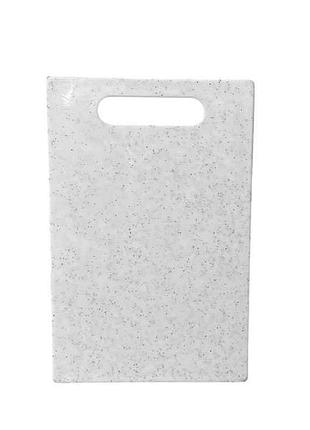 Доска пластиковая белая крошка 20*30*0,8см vt6-19611 18898 тм vitol
