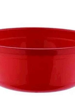 Миска пл. 5,5 л красная тм asude plastik