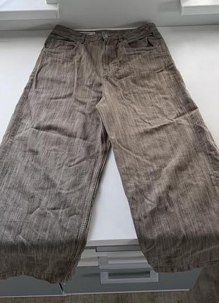 Джинси чоловічі pull&bear super baggy коричневі