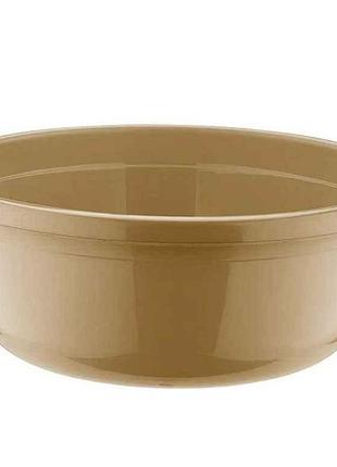 Миска пл. 5,5л бежева тм asude plastik