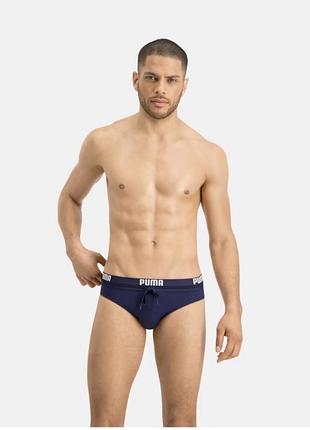 Плавки puma swim men logo swim brief