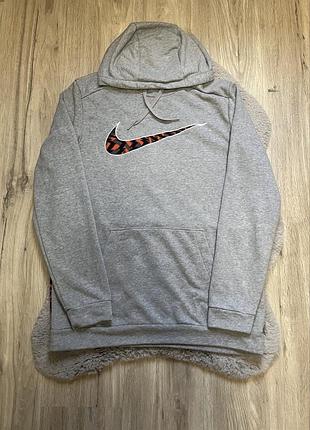 Nike dri-fit big swoosh hoodie худі найк гарне