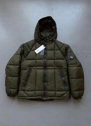 Cp зимова чоловіча куртка з капюшоном хакі р. s-xl