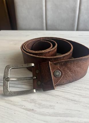 Шкіряний чоловічий оригінальний ремінь camel active