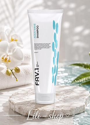 Зволожуючий шампунь fav.1 aqua wave shampoo 250 ml