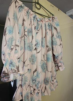 Красива бркедова блуза zara.2xl. нова.