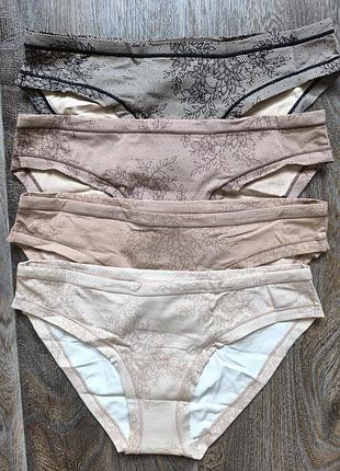 Изысканные хлопковые трусики, набор s,м,l,xl obrana/anabel arto