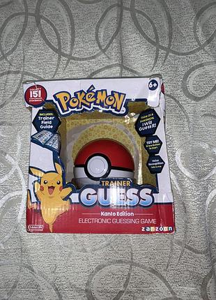 Оригінальна інтерактивна електронна гра pokemon trainer guess: kanto edition від виробника zanzoon (у вигляді покебола пікачу)