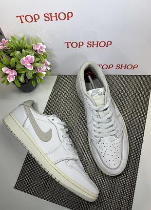 Оригинальные кроссовки кожаные nike jordan