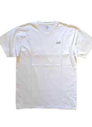 Футболка vans crew neck mini script logo t-shirt white (l)