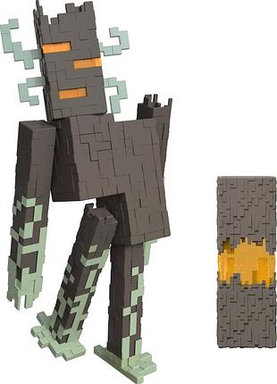 Фігурка mattel minecraft скрипень зі світловими та звуковими ефектами (jkr45)