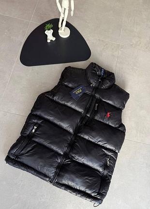 Безрукавка polo ralph lauren black 🔥