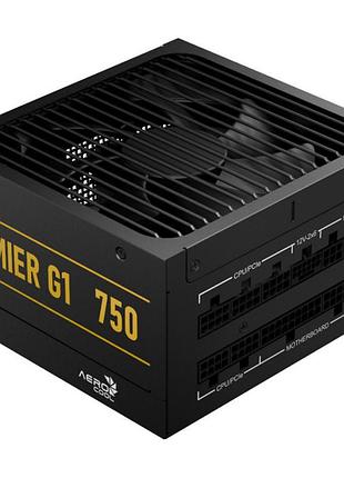 Блок живлення aerocool premier g1 750 750 вт atx 3.1 135 мм black acpg-pr75fec.71