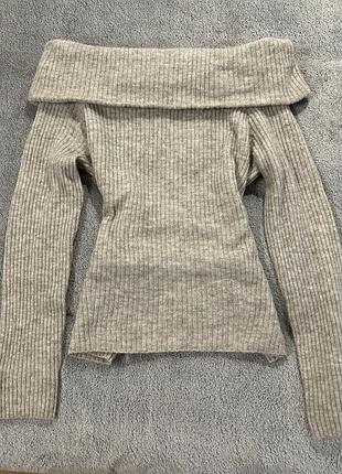 Кофта h&m з відкритими плечима xl