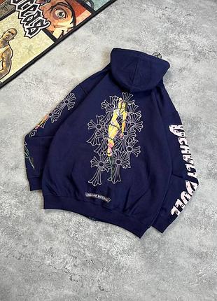 Zip - hoodie chrome hearts зипка хром хартс