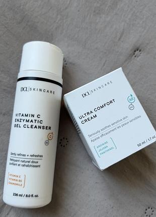 Dcl vitamin c enzymatic gel cleanser та dcl ultra-comfort cream