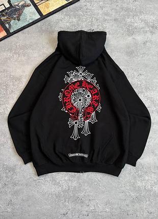 Zip hoodie chrome hearts