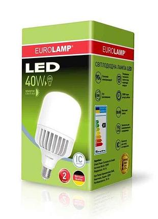 Лампа светодиодная 40w e27 6500k сверхмощная (12) тм eurolamp