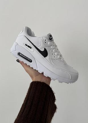Белые кроссовки унисекс nike air max 90 classic white х эйр макс 39