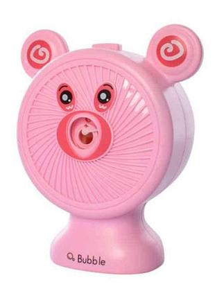Мыльная игра мишка 17,5см муз розовый арт.s680-13a тм metr