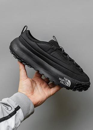 Чорні кросівки унісекс the north face tnf low never stop lace black х норт фейс 38