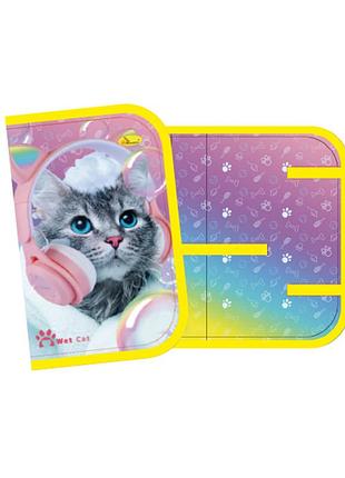Пенал для школьника ап-1003, 19х10 см wet cat