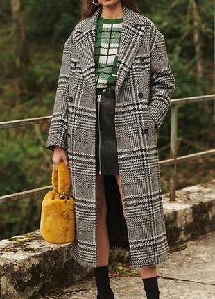 Стильне пальто topshop у клітинку
