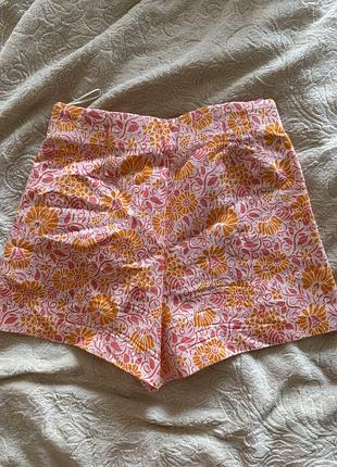 Шорти zara лляні