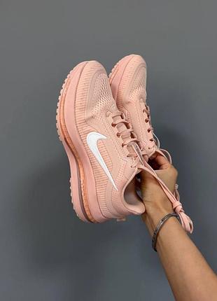 Женские персиковые кроссовки nike air zoom pegasus peach х зум 41