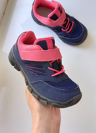 Детские треккинговые кроссовки quechua shoes mh100 kid girl