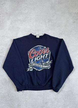 Вінтажний світшот coors light the silver bullet розмір м