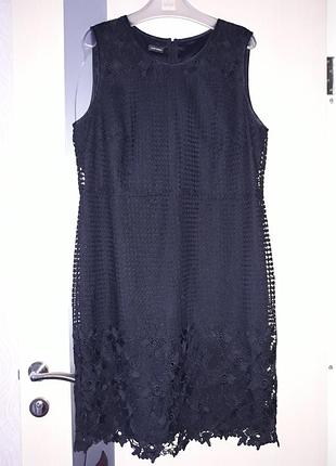 Платье gerry weber кружевное черное