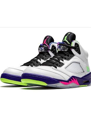 Оригінальні кросівки air jordan 5 retro "alternate bel-air" (white / court purple)