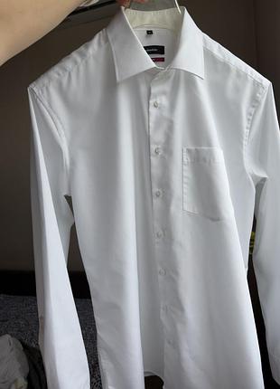 Рубашка мужская белая, классическая 50/xl