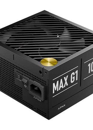 Блок живлення apnx max g1 1000 1000 вт atx 3.1 135 мм black appg-mxk0fec.x1