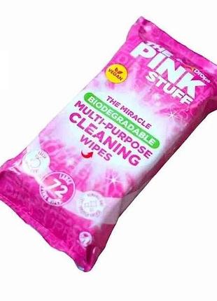 Салфетки влажные для уборки 72шт универсальные тм the pink stuff