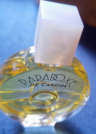 Духи paradoxe de cardin от бренда pierre cardin.оригинал.винтаж.