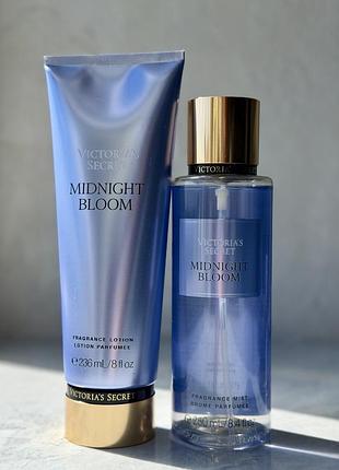 Набір спрей / міст та лосьйон victoria's secret midnight bloom