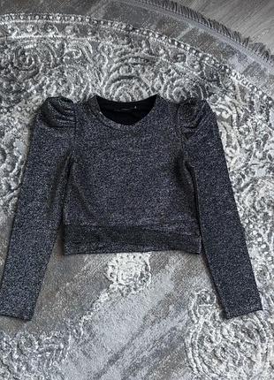 Блузка люрекс блискуча для дівчинки