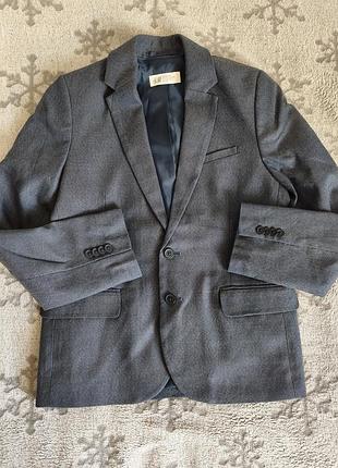 Пиджак синий 140 h&amp;m