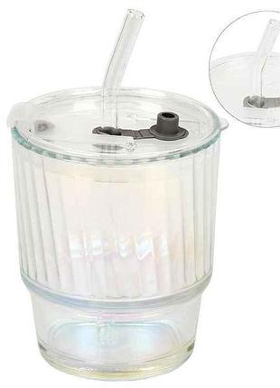 Склянка з кришкою та трубочкою classic r41222 250мл тм stenson