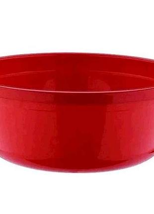 Миска пл. 27л красный asd157-красн тм asude plastik