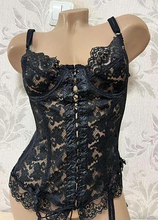 Escora vtg  корсет з підвʼязками для панчох