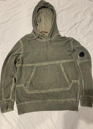 Оригінальне чоловіче худі, світшот c.p. company internally coloured envelope hoodie. legit