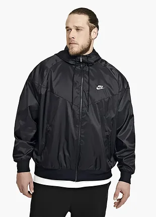 Оригінал ! вітровка чоловіча nike nsw spe wvn lnd wr hd jkt black da0001-010