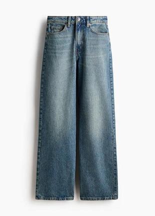 Широкие джинсы h&amp;m кюлоты