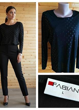 168. удобная вискозная блуза от итальянского производителя fabiani