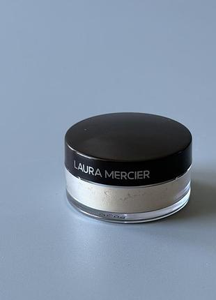 Laura mercier 	translucent loose setting powder 2г мініатюра тревел міні розсипчаста прозора матуюча пудра
